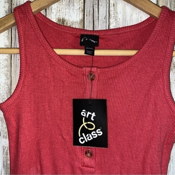 NWT Art Class Ribbed Tank Dress - Picture 3 of 4